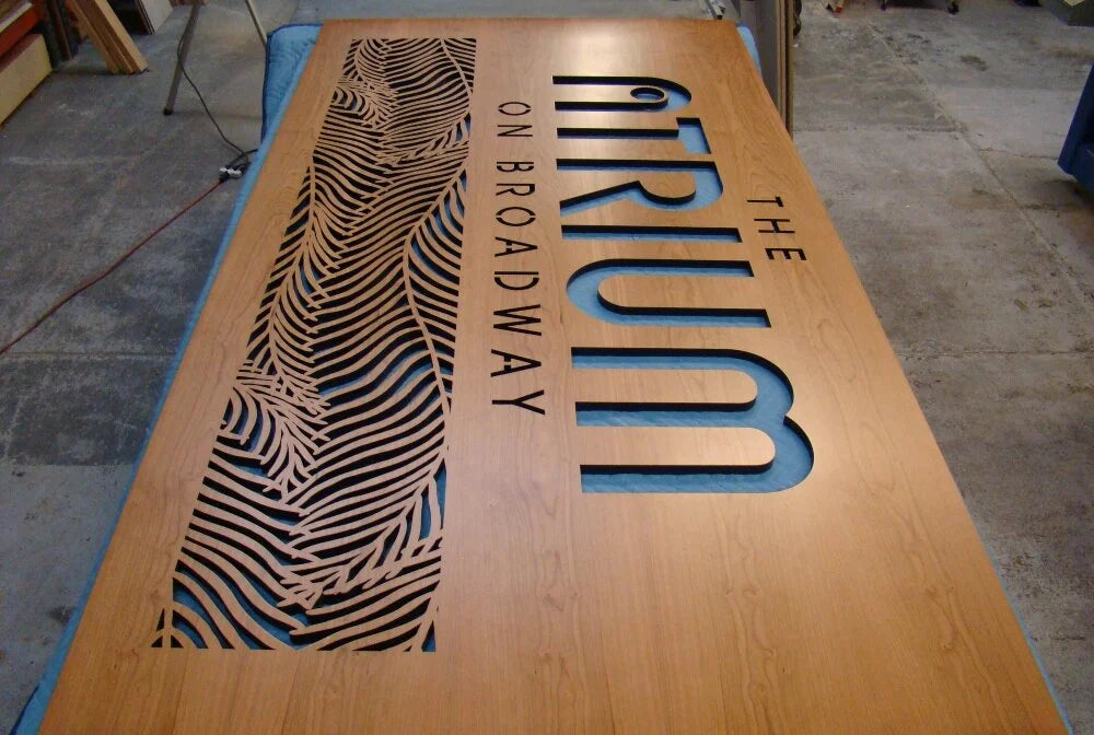 Laser-Cut Acrylic Business Sign
